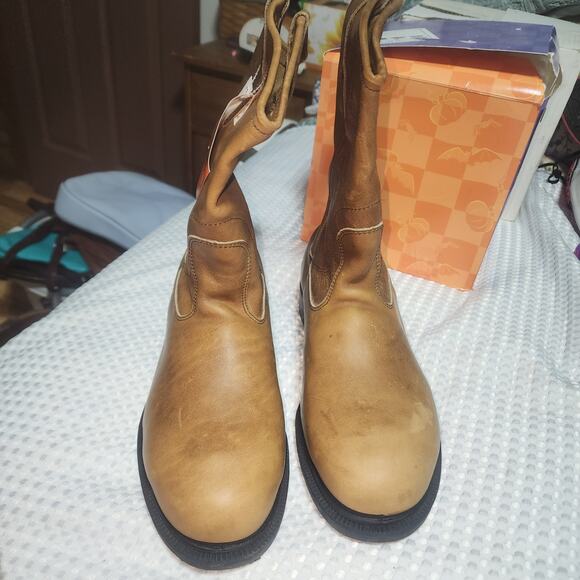 LEHIGH NWT MENS SZ 10.5 M ELECTRICAL COMPLIANT  LEATHER COWBOY BOOTS main image 7